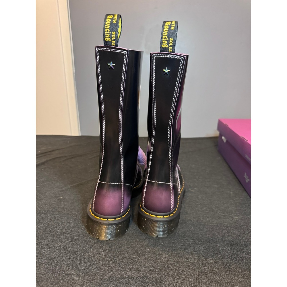 Dr. Martens x Bratz 1B99 Bex Boots Black Purple Arcadia Leather US 10 41784500 - Picture 4 of 10